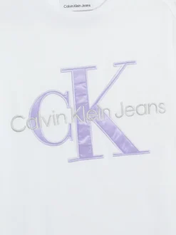 Calvin Klein T-shirt Con Monogramma Dal Taglio Relaxed -Offerta Economica Calvin Klein J30J324139 YAF alternate7