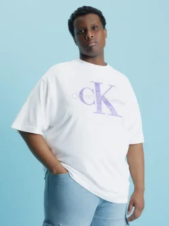 Calvin Klein T-shirt Con Monogramma Dal Taglio Relaxed