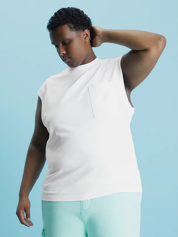 Calvin Klein Canotta Con Logo Sul Retro Taglio Relaxed 4 Calvin Klein Canotta Con Logo Sul Retro Taglio Relaxed - immagine 2