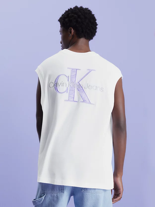 Calvin Klein Canotta Con Logo Sul Retro Taglio Relaxed 5 Calvin Klein Canotta Con Logo Sul Retro Taglio Relaxed - immagine 3