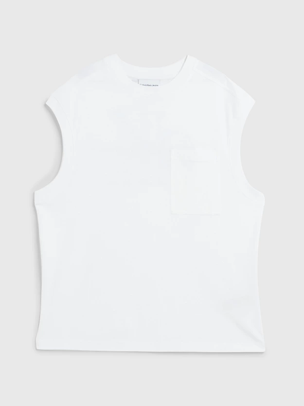 Calvin Klein Canotta Con Logo Sul Retro Taglio Relaxed 8 Calvin Klein Canotta Con Logo Sul Retro Taglio Relaxed - immagine 6