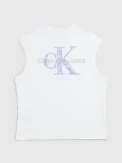 Calvin Klein Canotta Con Logo Sul Retro Taglio Relaxed 15 Calvin Klein Canotta Con Logo Sul Retro Taglio Relaxed -Offerta Economica Calvin Klein J30J324140 YAF alternate6