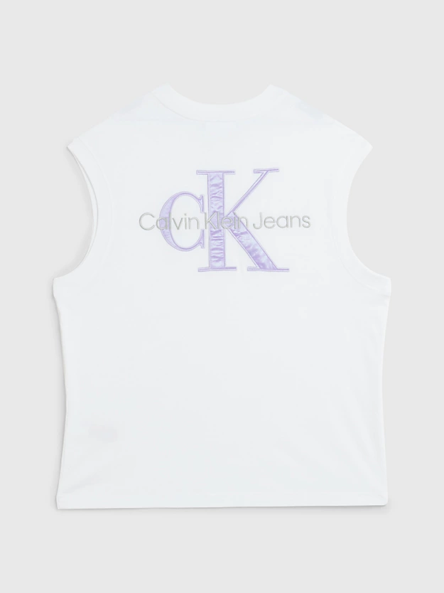 Calvin Klein Canotta Con Logo Sul Retro Taglio Relaxed 9 Calvin Klein Canotta Con Logo Sul Retro Taglio Relaxed - immagine 7