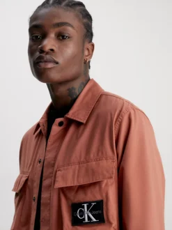 Calvin Klein Giacca-camicia Multitasche Taglio Relaxed -Offerta Economica Calvin Klein J30J324180 GAN alternate3