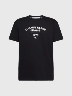 Calvin Klein T-shirt Con Logo In Stile College -Offerta Economica Calvin Klein J30J324206 BEH alternate5