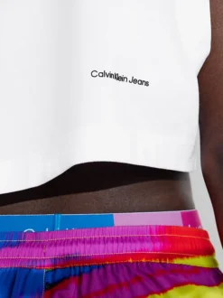 Calvin Klein Canotta Corta Con Stampa Unisex - Pride -Offerta Economica Calvin Klein J40J400290 YAF alternate4