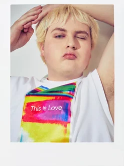 Calvin Klein Canotta Corta Con Stampa Unisex - Pride -Offerta Economica Calvin Klein J40J400290 YAF alternate9