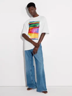 Calvin Klein T-shirt Con Stampa Unisex - Pride -Offerta Economica Calvin Klein J40J400291 YAF alternate6