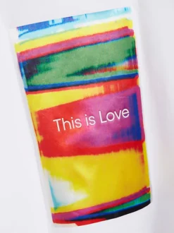 Calvin Klein Felpa Con Cappuccio Senza Maniche Unisex - Pride -Offerta Economica Calvin Klein J40J400292 YAF alternate12