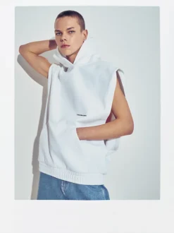 Calvin Klein Felpa Con Cappuccio Senza Maniche Unisex - Pride -Offerta Economica Calvin Klein J40J400292 YAF alternate8