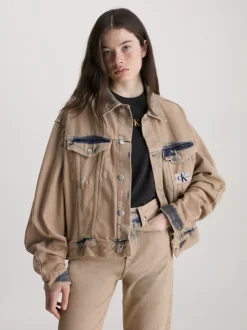 Calvin Klein Giacca Di Jeans Unisex Taglio Relaxed