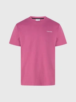 Calvin Klein T-shirt Con Micro Logo In Cotone -Offerta Economica Calvin Klein K10K109894 VUX alternate4