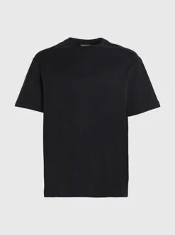Calvin Klein T-shirt In Cotone Biologico Con Logo -Offerta Economica Calvin Klein K10K109900 BEH alternate4