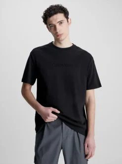 Calvin Klein T-shirt In Cotone Biologico Con Logo