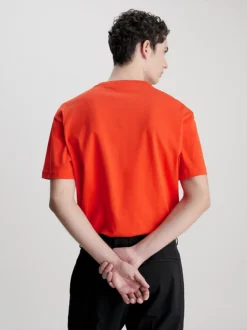 Calvin Klein T-shirt Con Logo In Cotone -Offerta Economica Calvin Klein K10K111346 SB1 alternate1