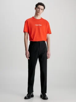 Calvin Klein T-shirt Con Logo In Cotone -Offerta Economica Calvin Klein K10K111346 SB1 alternate3