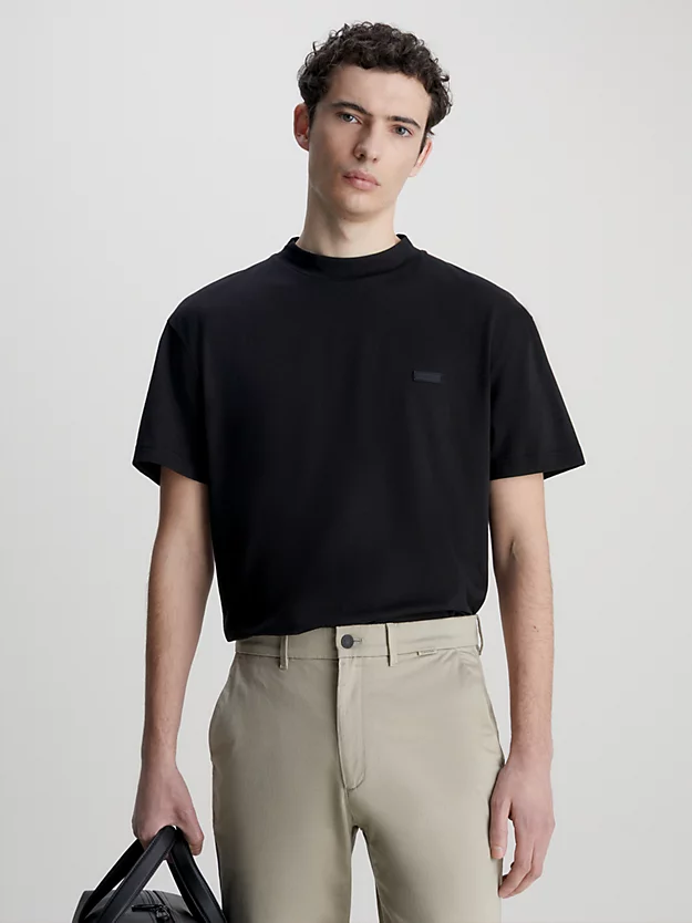 Calvin Klein T-shirt Con Collo A Lupetto 3 Calvin Klein T-shirt Con Collo A Lupetto