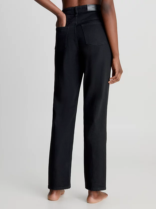 Calvin Klein High Rise Straight Jeans 4 Calvin Klein High Rise Straight Jeans - immagine 2