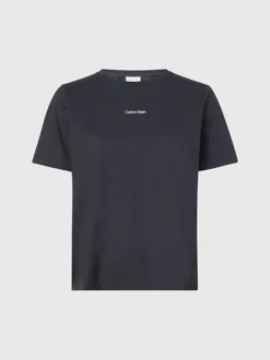 Calvin Klein T-shirt Con Micro Logo In Cotone 11 Calvin Klein T-shirt Con Micro Logo In Cotone -Offerta Economica Calvin Klein K20K205454 BEH alternate4