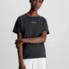 Calvin Klein T-shirt Con Micro Logo In Cotone -Offerta Economica Calvin Klein K20K205454 BEH main