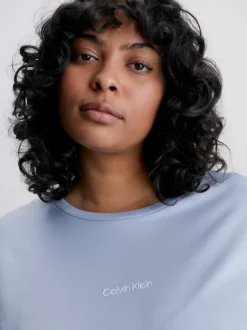 Calvin Klein T-shirt Con Logo Plus Size 9 Calvin Klein T-shirt Con Logo Plus Size -Offerta Economica Calvin Klein K20K205471 DBS alternate2