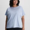 Calvin Klein T-shirt Con Logo Plus Size -Offerta Economica Calvin Klein K20K205471 DBS main