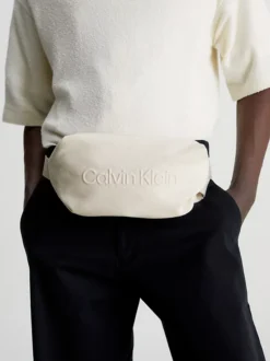 Calvin Klein Marsupio Unisex In Tela Tencel -Offerta Economica Calvin Klein K40K401004 ACE alternate4