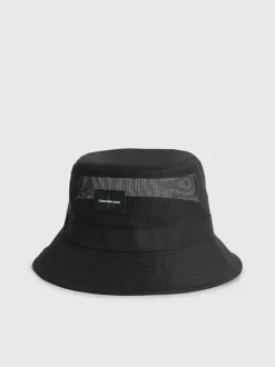 Calvin Klein Cappello Alla Pescatora Riciclato Con Cordoncino