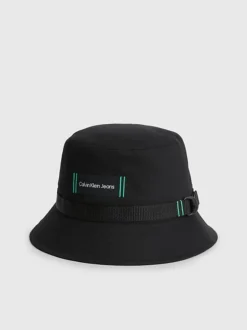 Calvin Klein Cappello Alla Pescatora Ripiegabile In Cotone Biologico