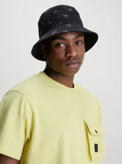 Calvin Klein Cappello Alla Pescatora In Cotone Biologico -Offerta Economica Calvin Klein K50K510770 0GK alternate2