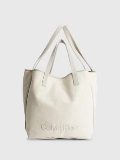 Calvin Klein Borsa Tote Grande In Tela Sostenibile