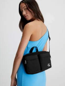 Calvin Klein Borsa A Tracolla In Nylon Riciclato 9 Calvin Klein Borsa A Tracolla In Nylon Riciclato -Offerta Economica Calvin Klein K60K610574 BDS alternate2