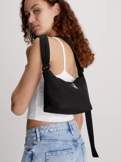 Calvin Klein Borsa Da Spalla Morbida In Tessuto Riciclato 9 Calvin Klein Borsa Da Spalla Morbida In Tessuto Riciclato -Offerta Economica Calvin Klein K60K610856 BDS alternate2