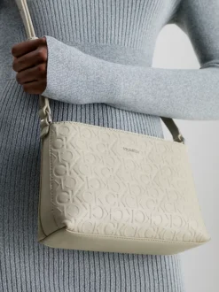 Calvin Klein Borsa A Tracolla Con Logo Riciclata -Offerta Economica Calvin Klein K60K611001 PEA alternate2