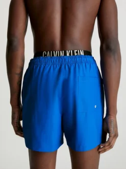 Calvin Klein Pantaloncini Da Bagno Corti Con Fascia In Vita Doppia - Intense Power -Offerta Economica Calvin Klein KM0KM00798 C4X alternate2