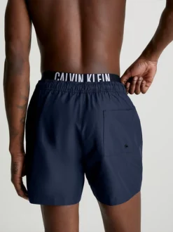 Calvin Klein Pantaloncini Da Bagno Corti Con Fascia In Vita Doppia - Intense Power -Offerta Economica Calvin Klein KM0KM00798 DCA alternate2