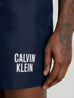 Calvin Klein Pantaloncini Da Bagno Corti Con Fascia In Vita Doppia - Intense Power -Offerta Economica Calvin Klein KM0KM00798 DCA alternate3