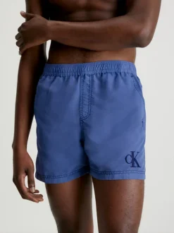 Calvin Klein Pantaloncini Da Bagno Con Cordoncino Medio - CK Authentic -Offerta Economica Calvin Klein KM0KM00806 DCA alternate1
