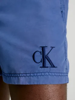 Calvin Klein Pantaloncini Da Bagno Con Cordoncino Medio - CK Authentic -Offerta Economica Calvin Klein KM0KM00806 DCA alternate3