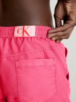 Calvin Klein Pantaloncini Da Bagno Con Cordoncino Medio - CK Authentic -Offerta Economica Calvin Klein KM0KM00806 XI1 alternate3