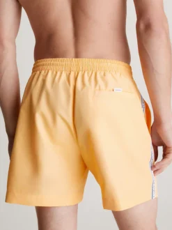 Calvin Klein Pantaloncini Da Bagno Con Cordoncino Medio - Logo Tape -Offerta Economica Calvin Klein KM0KM00810 SG7 alternate2