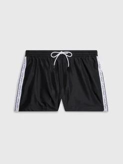 Calvin Klein Pantaloncini Da Bagno Con Cordoncino Corto - Logo Tape