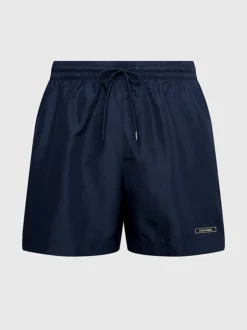 Calvin Klein Pantaloncini Da Bagno Con Cordoncino Medio - Core Solids