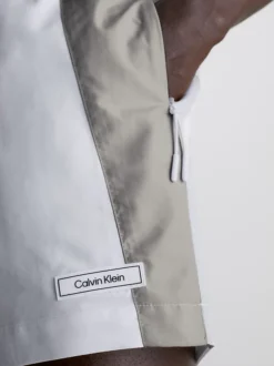 Calvin Klein Pantaloncini Da Bagno Con Cordoncino Medio - Core Solids -Offerta Economica Calvin Klein KM0KM00814 YCD alternate3