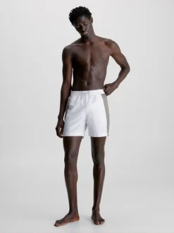 Calvin Klein Pantaloncini Da Bagno Con Cordoncino Medio - Core Solids -Offerta Economica Calvin Klein KM0KM00814 YCD alternate4