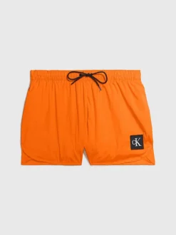 Calvin Klein Pantaloncini Da Bagno Corti Modello Runner - CK Nylon