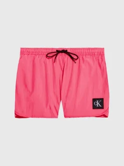 Calvin Klein Pantaloncini Da Bagno Corti Modello Runner - CK Nylon