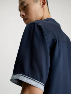 Calvin Klein Camicia Da Spiaggia - Logo Tape -Offerta Economica Calvin Klein KM0KM00833 DCA alternate2