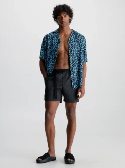 Calvin Klein Camicia Da Spiaggia - CK Monogram -Offerta Economica Calvin Klein KM0KM00854 0G5 alternate3