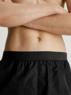 Calvin Klein Pantaloncini Da Bagno Con Vita Con Logo - Core Tonal 10 Calvin Klein Pantaloncini Da Bagno Con Vita Con Logo - Core Tonal -Offerta Economica Calvin Klein KM0KM00861 BEH alternate3